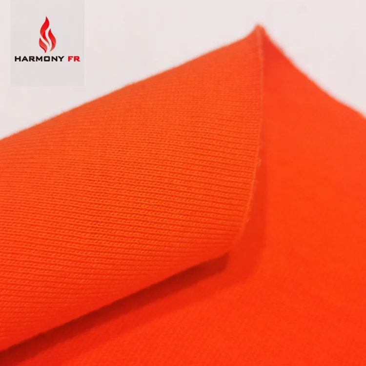 Manufacturer Wholesale Knitted Fire Retardant Functional 100gsm 100% Meta Aramid 1313 FR Single Jersey Fabric