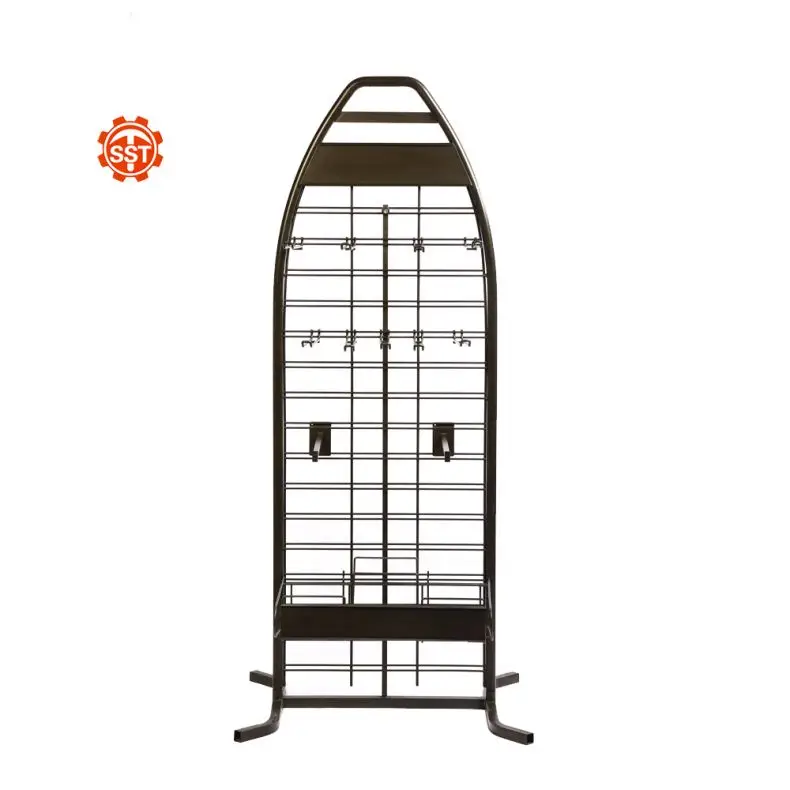 Free standing display wire racks metal hanging socks display racks rack