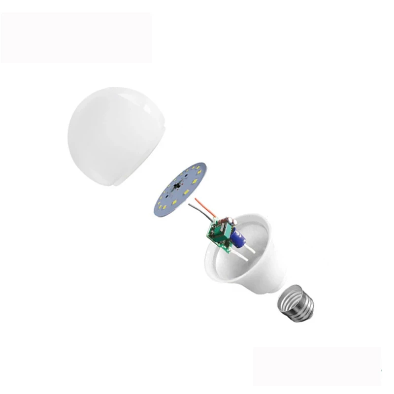 
Disassembled 3W 5w 7w 9w 12w 15w 18W 220v E27 high lumen indoor lamp led bulb Skd parts led Bulb Raw Material 