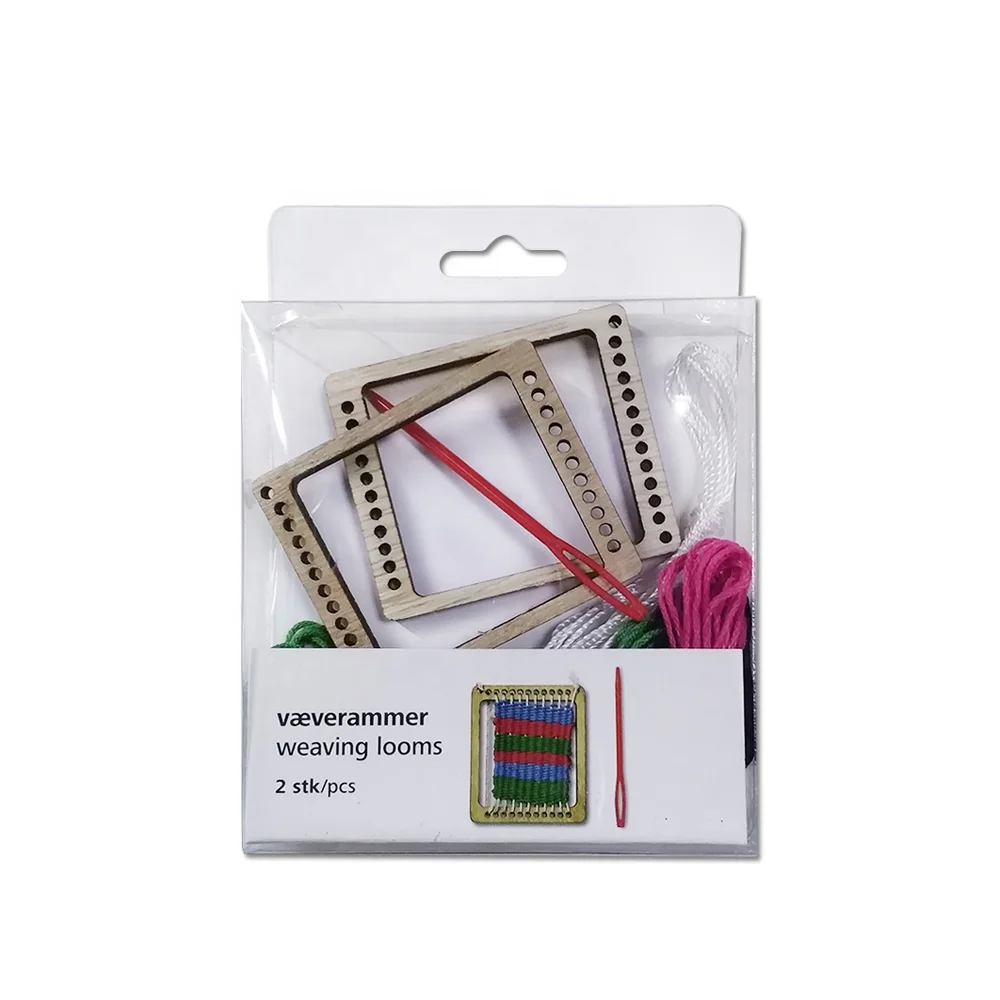 Kids Educational DIY Craft Wood Lap Weaving Loom Kit