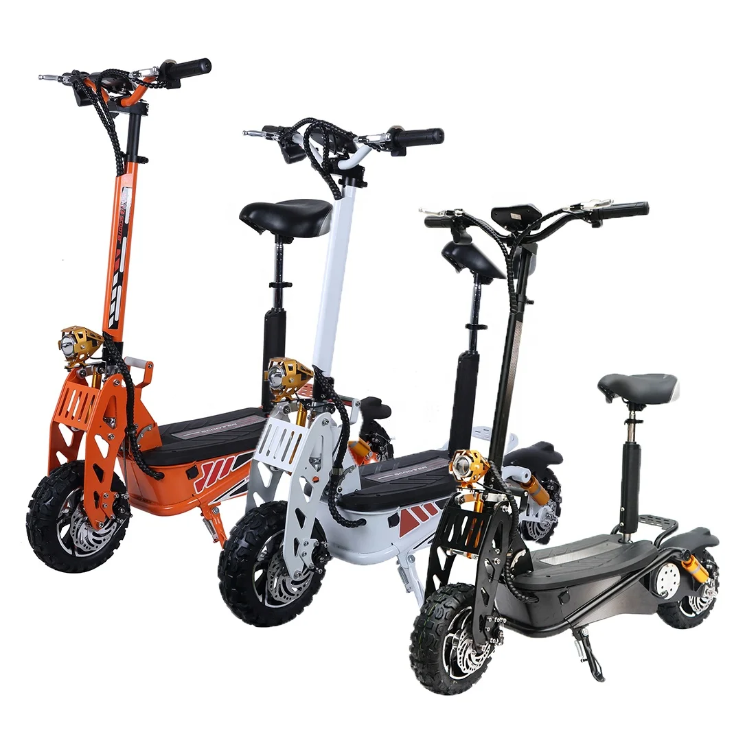 Electronic Scooter 1600W 12inch Folding Scooter Electric Lightweight for Adults
