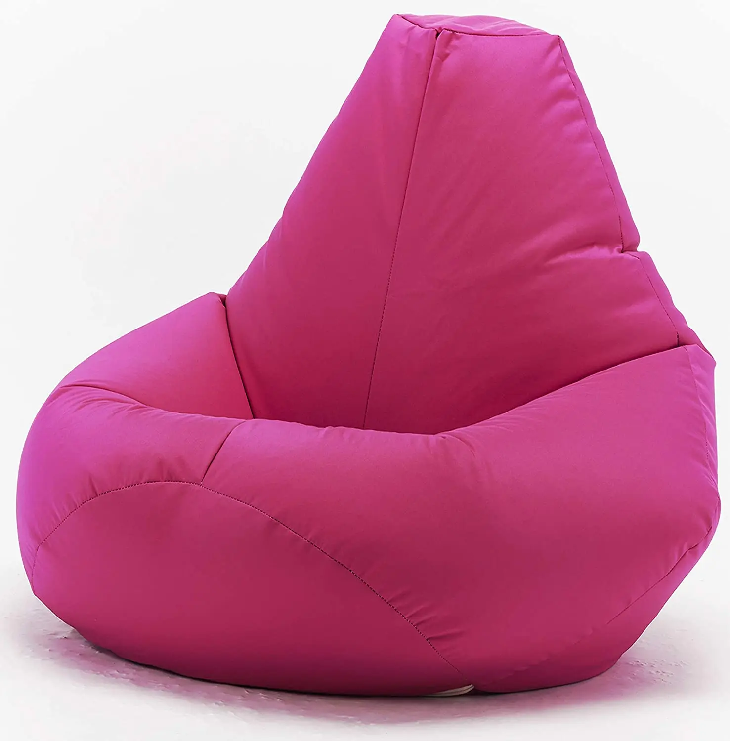Customizable large horn-shaped lazy foldable sofa fabric can be filled with moon pod 2 in 1  bean bag chair