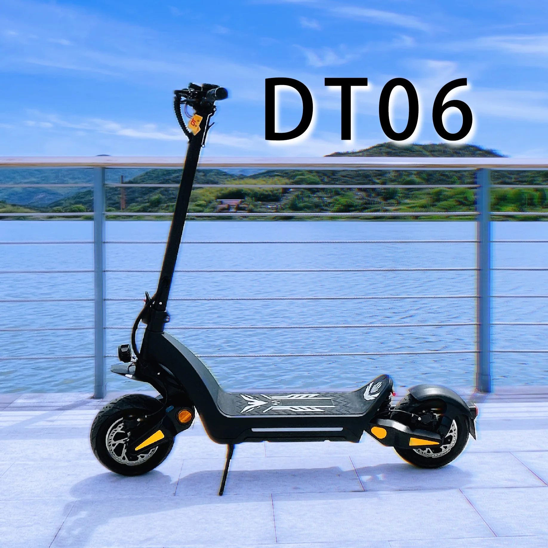 EU STOCK 2024 Новое поступление DriveTron DT06 IPX5 75 км/ч двухколесный мощный мотор 11 дюймов взрослый 2000 Вт 5000 Электрический скутер