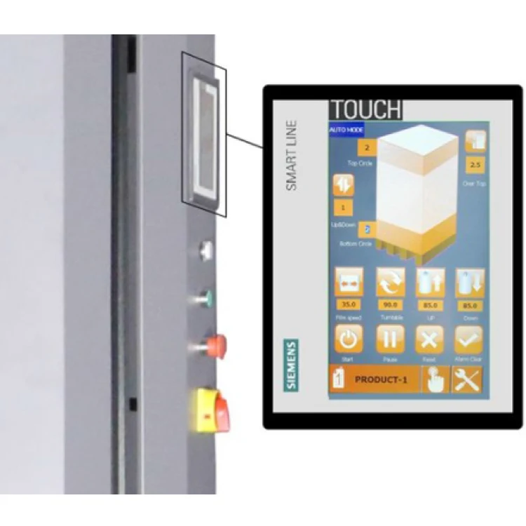 Manufacturer customization pallet wrapping machine with 250% pre-stretch rate film wrapping machine