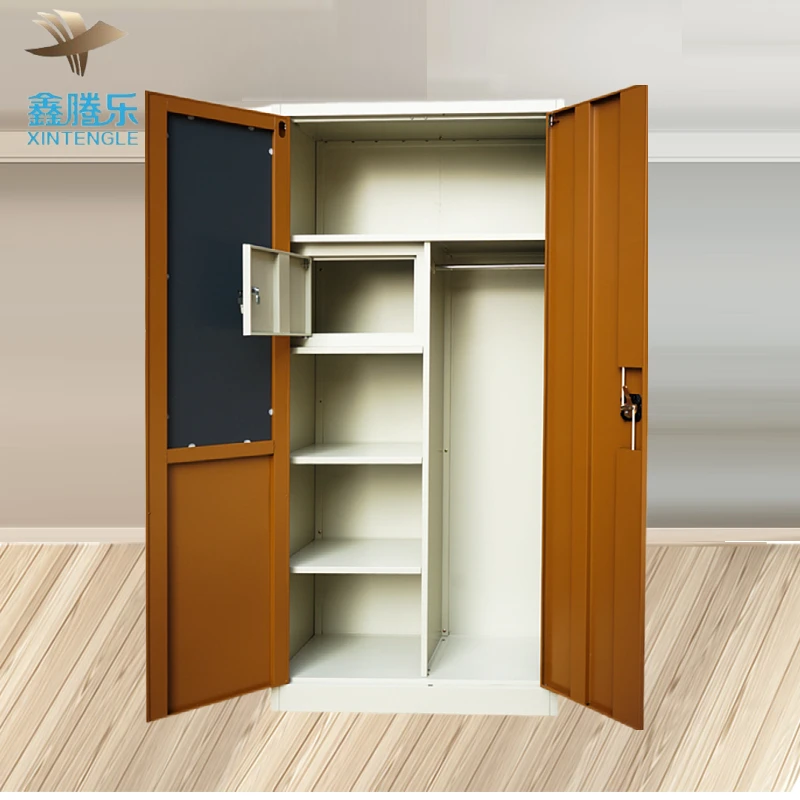 Almira steel godrej iron almirah wardrobe indonesia almirah 2 door wardrobe with mirror alacena Schrank credenza dolap