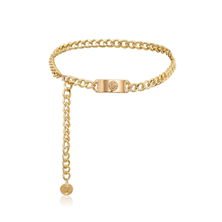 Оптовая продажа из Китая, новый стиль, Женская Длинная Золотая цепочка для тела в стиле хип-хоп, Золотая