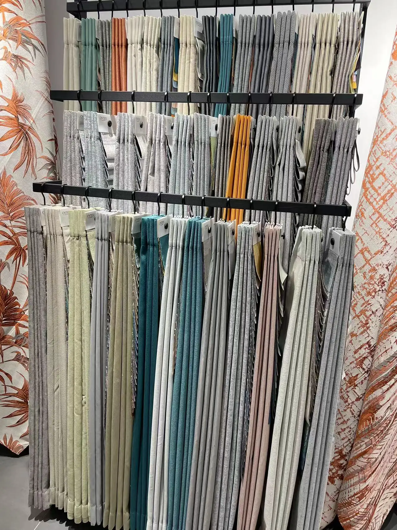 upholstery90% polyester10%linen   curtain fabric for bedroom and living room