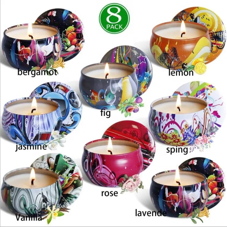 Supplies Custom Wholesale Candle Gift Set Luxury Fragrance Smokeless Private Label Aroma Natural Soy Wax Scented Candles
