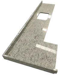 WFCM Prefabricated Black blue Brazil Gold Luna Pearl Granite Labradorite Quartz Polished Kitchen Worktop Countertop Stone Island