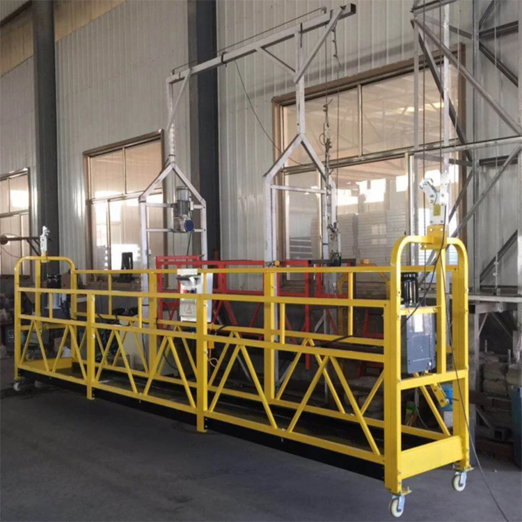 Hot Product Stable Safe Quality ZLP500 Working Platform Scaffolds Hoist Gondola Lift Suspended Cradle