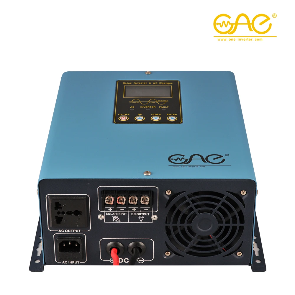 HSI Series Inverter 12vdc to 220vac 350w 500w 600w 800w 1000w 1200w Hybrid Solar Inverter