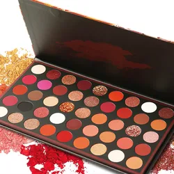 Square Pan Miss Rose Foundation Custom Logo Empty Plastic Manufacturer Diy 10 Color Eyeshadow Palette