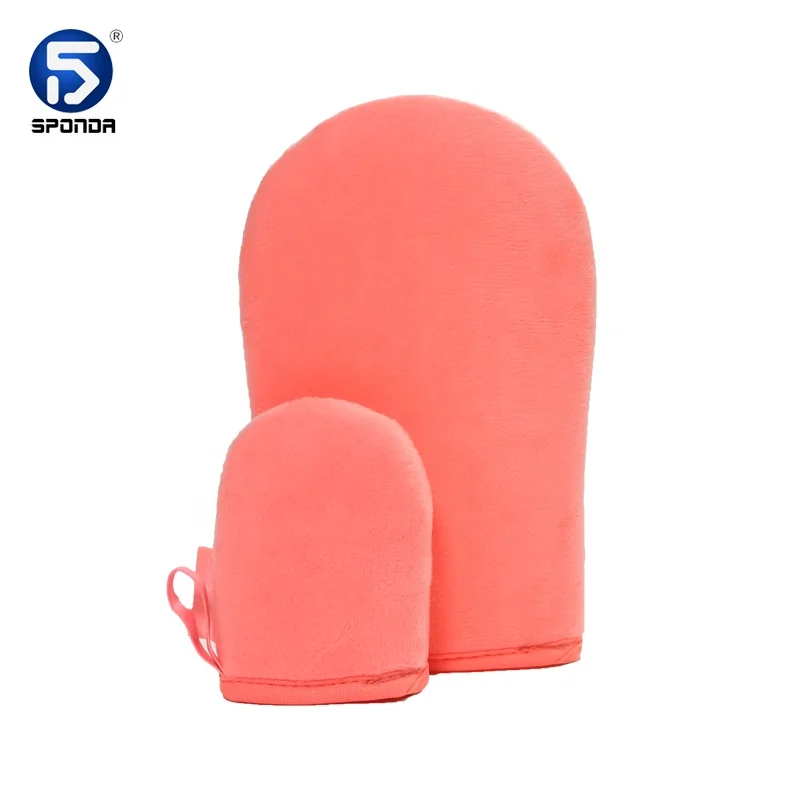 Новое поступление роскошная Бархатная мини-варежка от солнца розовая велюровая варежка для загара 2 в