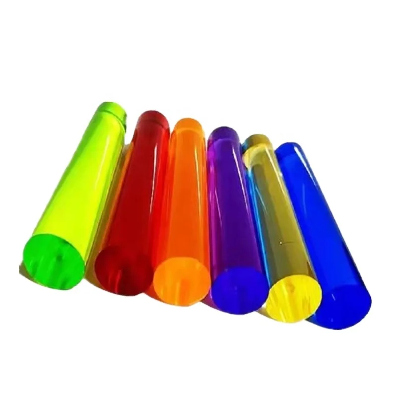 Хит продаж, цветная твердая пластиковая акриловая кристаллическая палочка