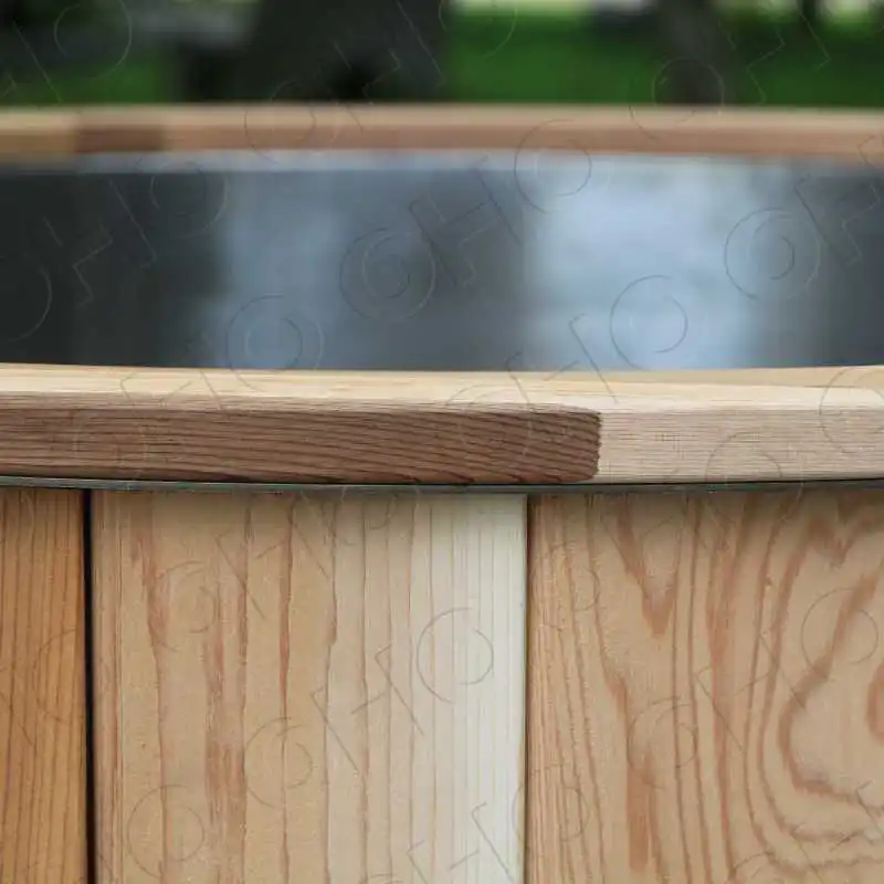 Customized For Athlete Recovery Portable Wood Cold Plunge Ice Bath Plunge Barrel