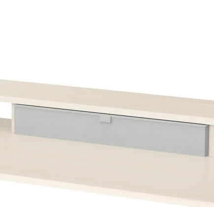 V-mounts Electric wooden desk with fabric drawer and U-shaped desktop for home office use VM-JSD5-02-ZW-U