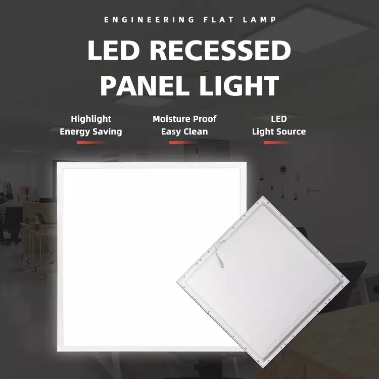 Aluminum Slim Surface Embedded Pmma Lens+Ps Diffuser Ceiling Led Light Panel