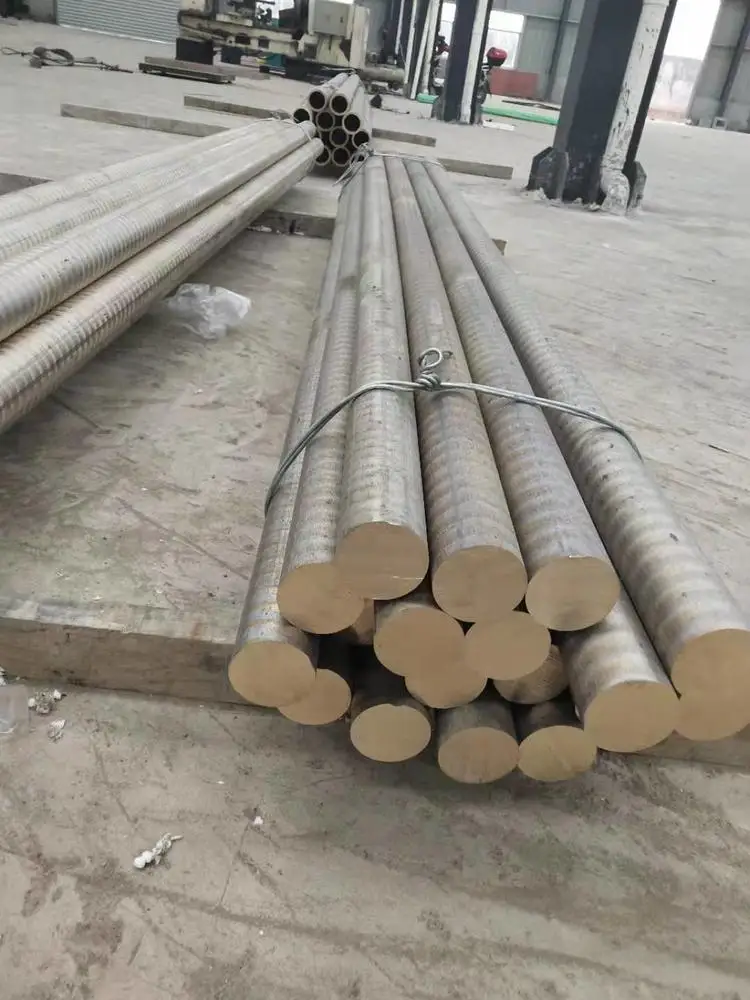 China Manufacturers GB-CuSn6ZnNi GB-CuSn5ZnPb GB-CuSn2ZnPb Tin Bronze Processing Copper Rod Bronze Rod