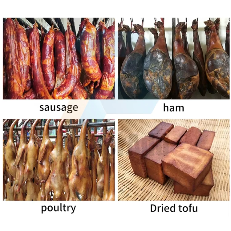 Smoked Catfish Oven / Industrial Smokehouse / Sausage Smoking Machine Price