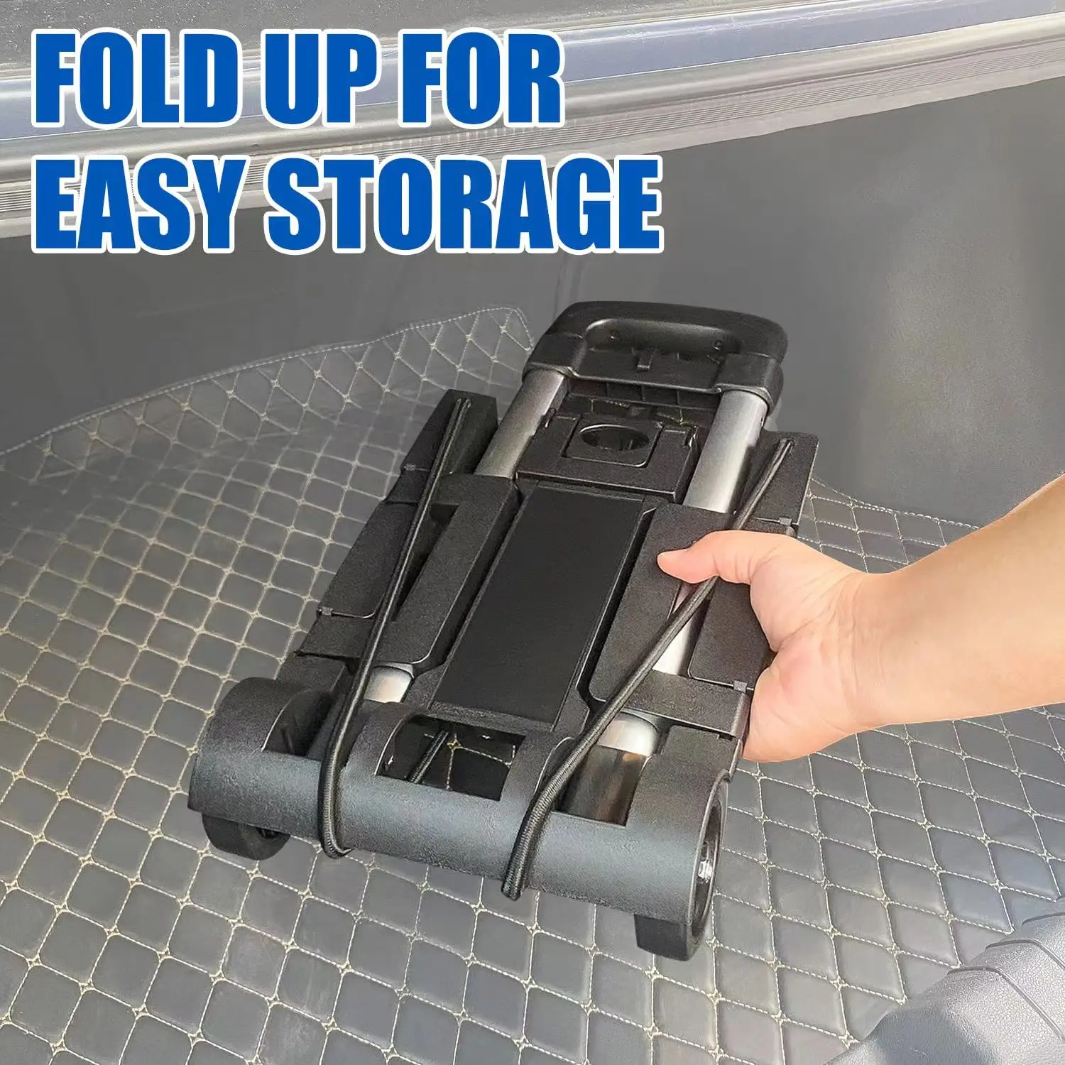 Wholesale Folding Hand Truck, Portable Dolly Cart Foldable Lightweight, 2 Wheels Push Cart Dolly for Moving