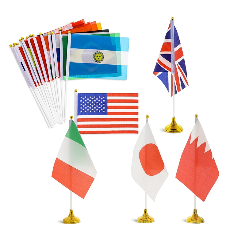 
Hot sale printed mini table nation flag 