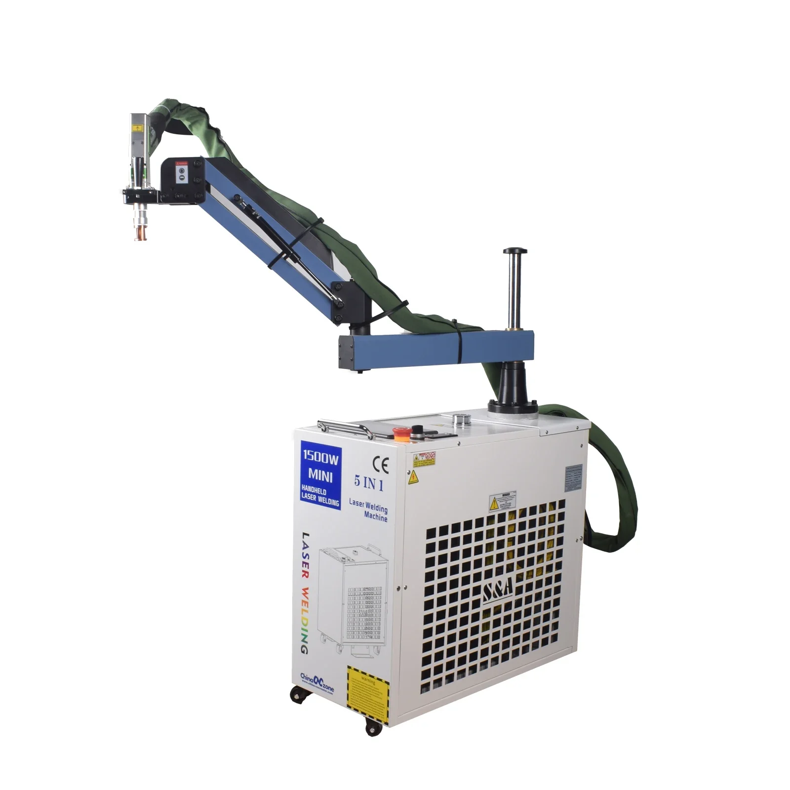 5 in 1 battery welding machine handheld 1500W laser cutting machine multi-function rust removing machine