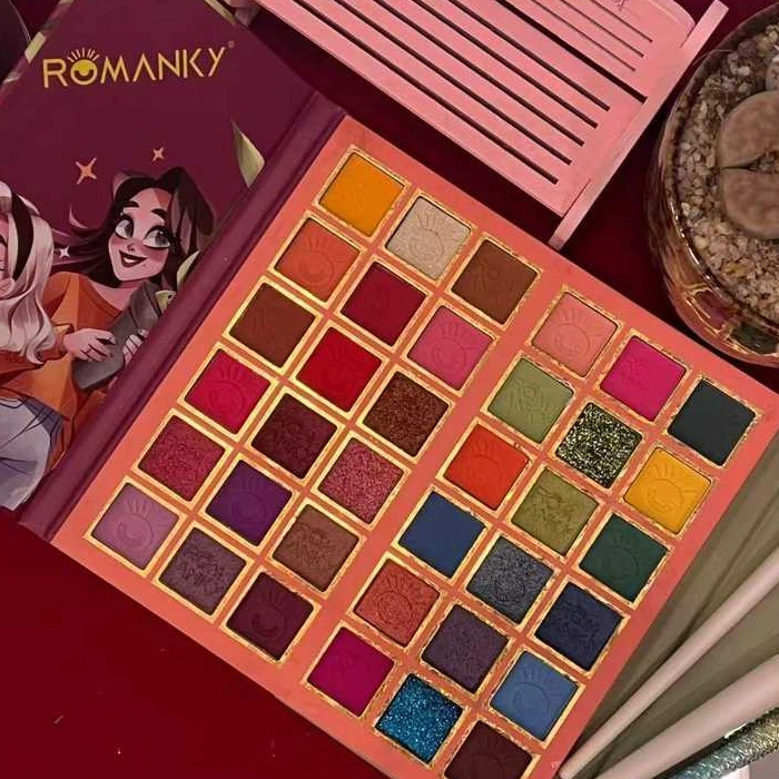 36 colors Cute Cartoon Eye shadow palette wholesale Long Lasting High pigmentation Water proof Cosmetic product sombra de ojos