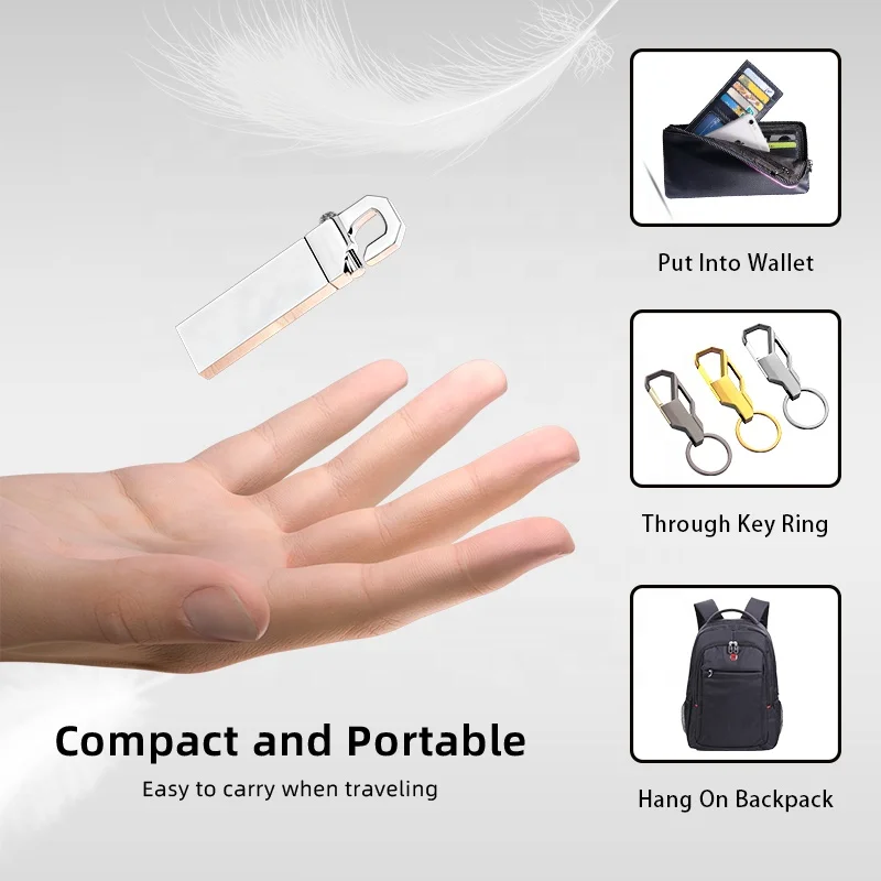 Hot Style USB 2.0 Mini Metal 64MB 128MB 256MB 32GB hook shape USB Flash Drives 128GB Memory USB 64GB wholesale cheap prices