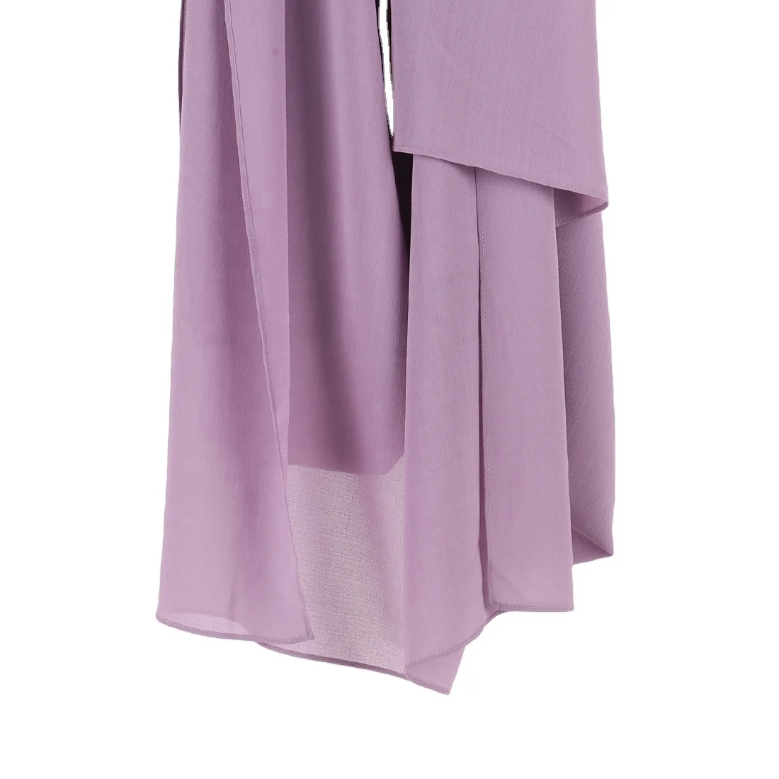 Новое поступление японский креп шифоновая вуаль простой квадратный шарф мягкий и в обращении для Малайзийских женщин