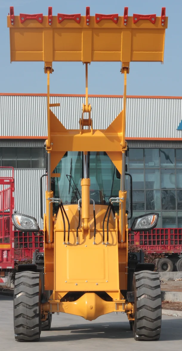 mini 1ton wheel loader diesel  high lift wheel loader bucket hot sale loader