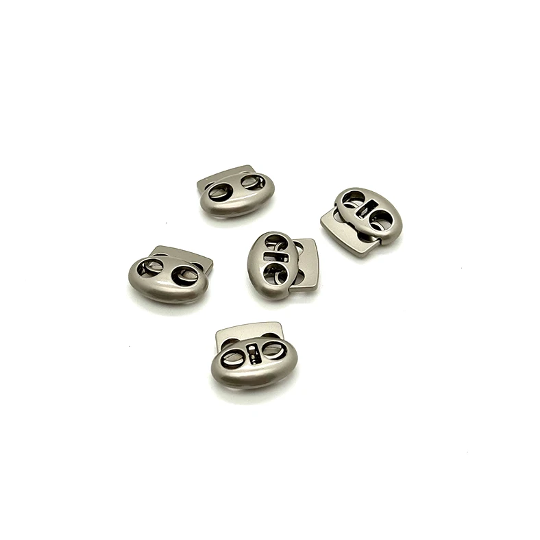 China Factory Manufacture Garment Clothing Accessories Pom Recycled Colorful Rope Stopper Toggle Plastic Lock Buckle Cord Lock