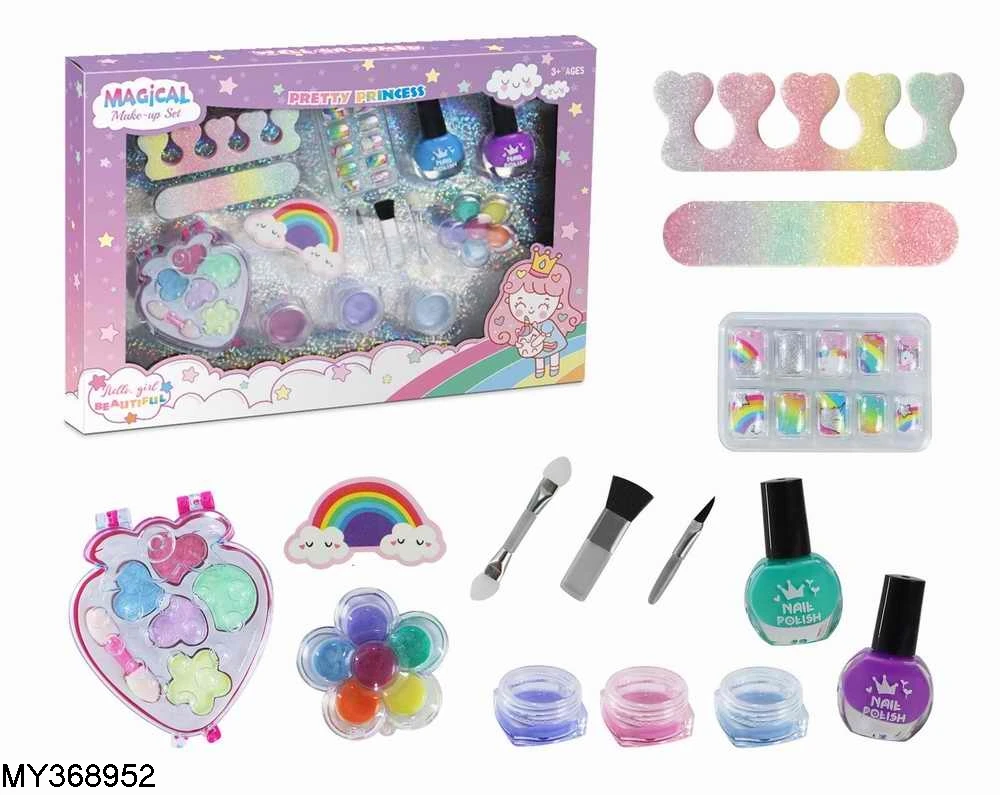 Pretend fashion girls beauty play set kids makeup sets kit girls cosmetic toys