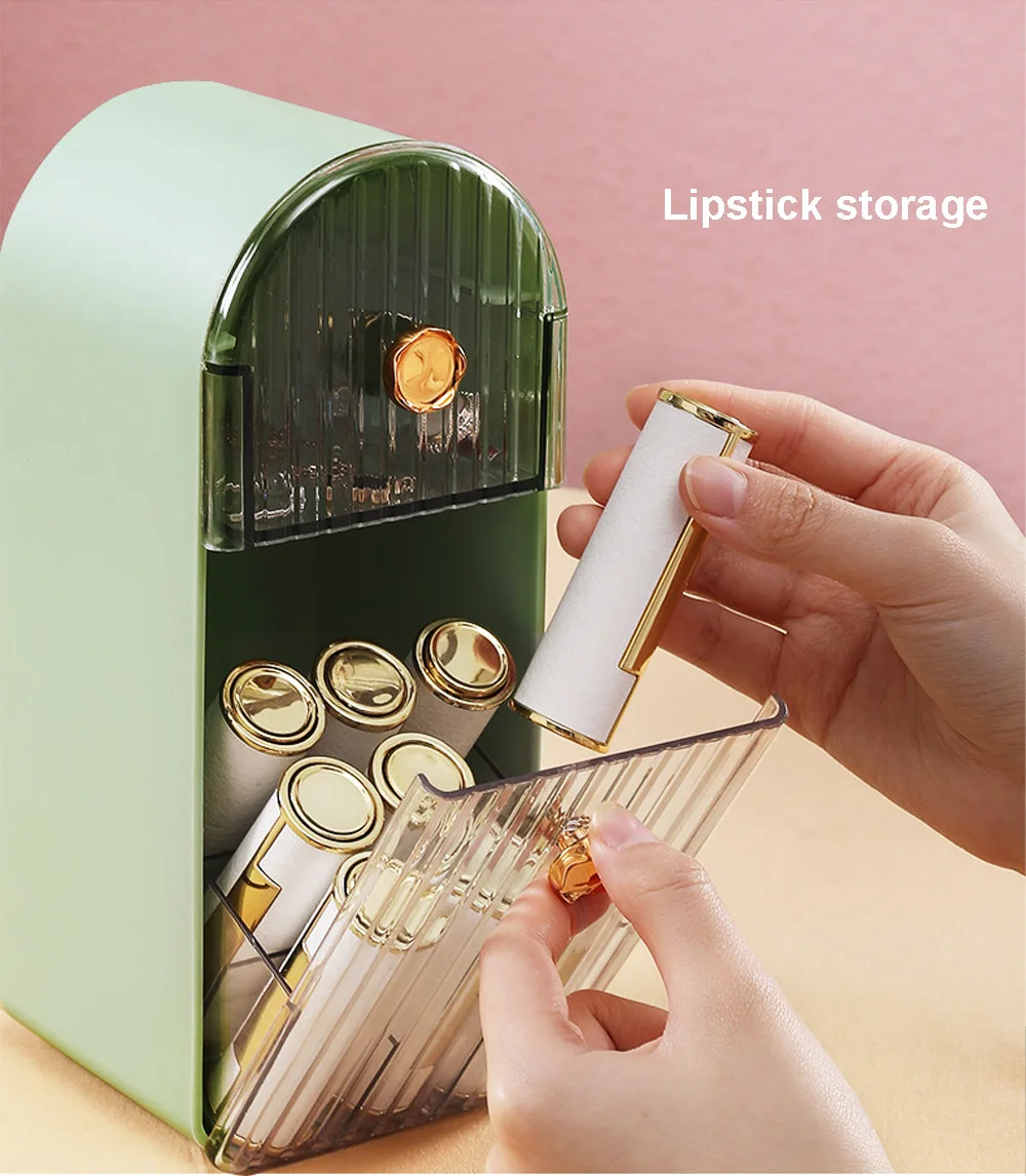 Cosmetic Organizer Makeup Brush Barrel Holder Eyebrow Pencil Plastic Box Waterproof Contains Makeup Brush Storage Box