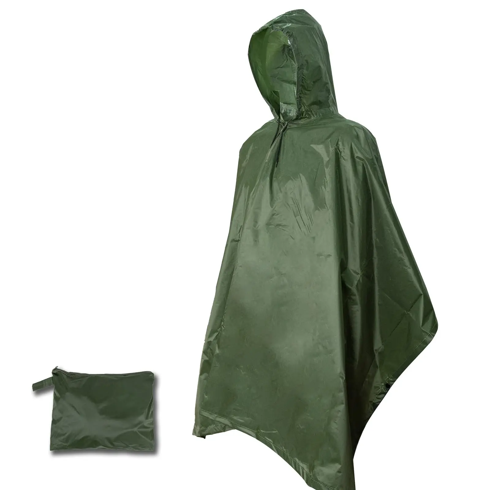 Travel adult customized waterproof Rainwear custom logo Outdoor camouflage poncho raincoat