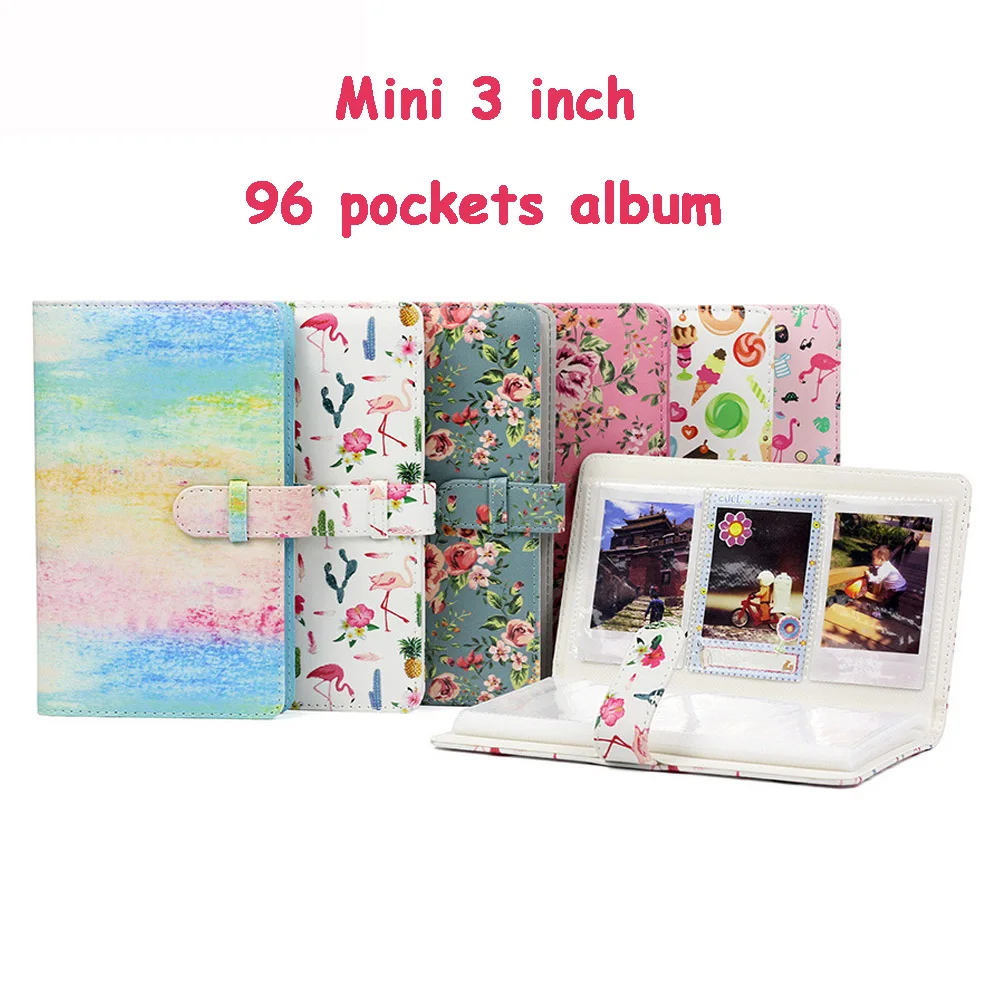 96 Pockets Buckle Photo Album For Fujifilm Instax Mini 11 9 8 7s 70 25 50s 90 Name Card Wedding Photo Book Holder