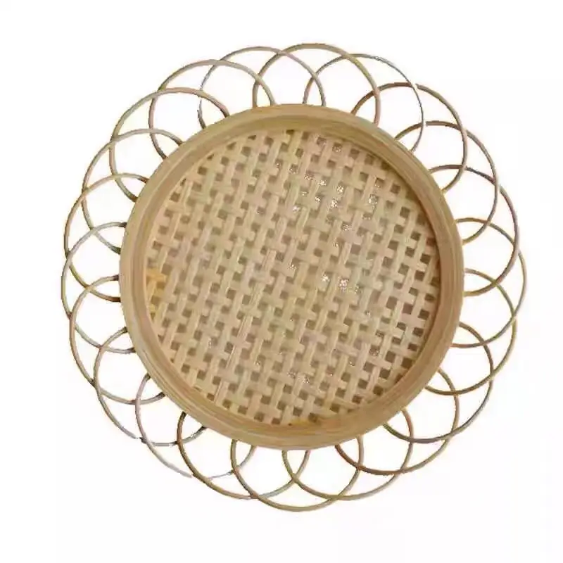
SOLHUI Best seller bamboo coaster set handicrafts in vietnam wholesale 