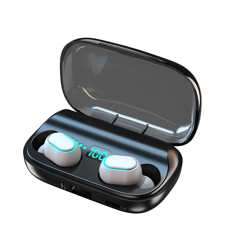 Powerbank TWS Auriculares Bloototh In-ear Earphone Headset F9-5c Ture 8d Audifonos Mini 2 In 1 F9 Earbuds Wireless Earphone