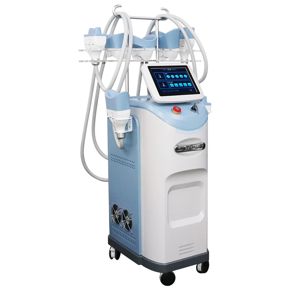 Professional cryo machine 4 handles Cryolipolysis cryo lose weight 360 degree fat freezing cryolipolysis body slimming machine