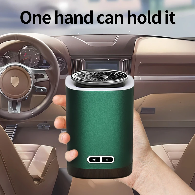 Electric Incense Bukhoor Burner 7 Colors LED Light Car Portable Fragrance aromatheray aroma diffuser waterless Heating air scent