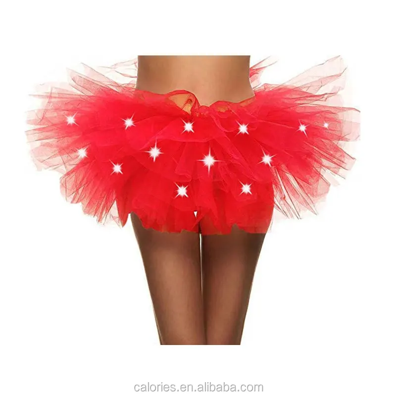 Wholesale customization of adult five story super awning tutu skirts for women with lights