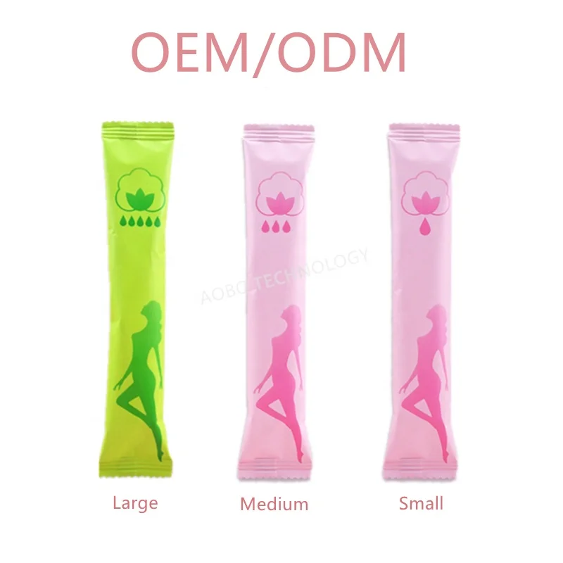 Disposable Organic Cotton Tampons With Strings Logo Menstrual Applicator Tampons Custom Tampons For Women