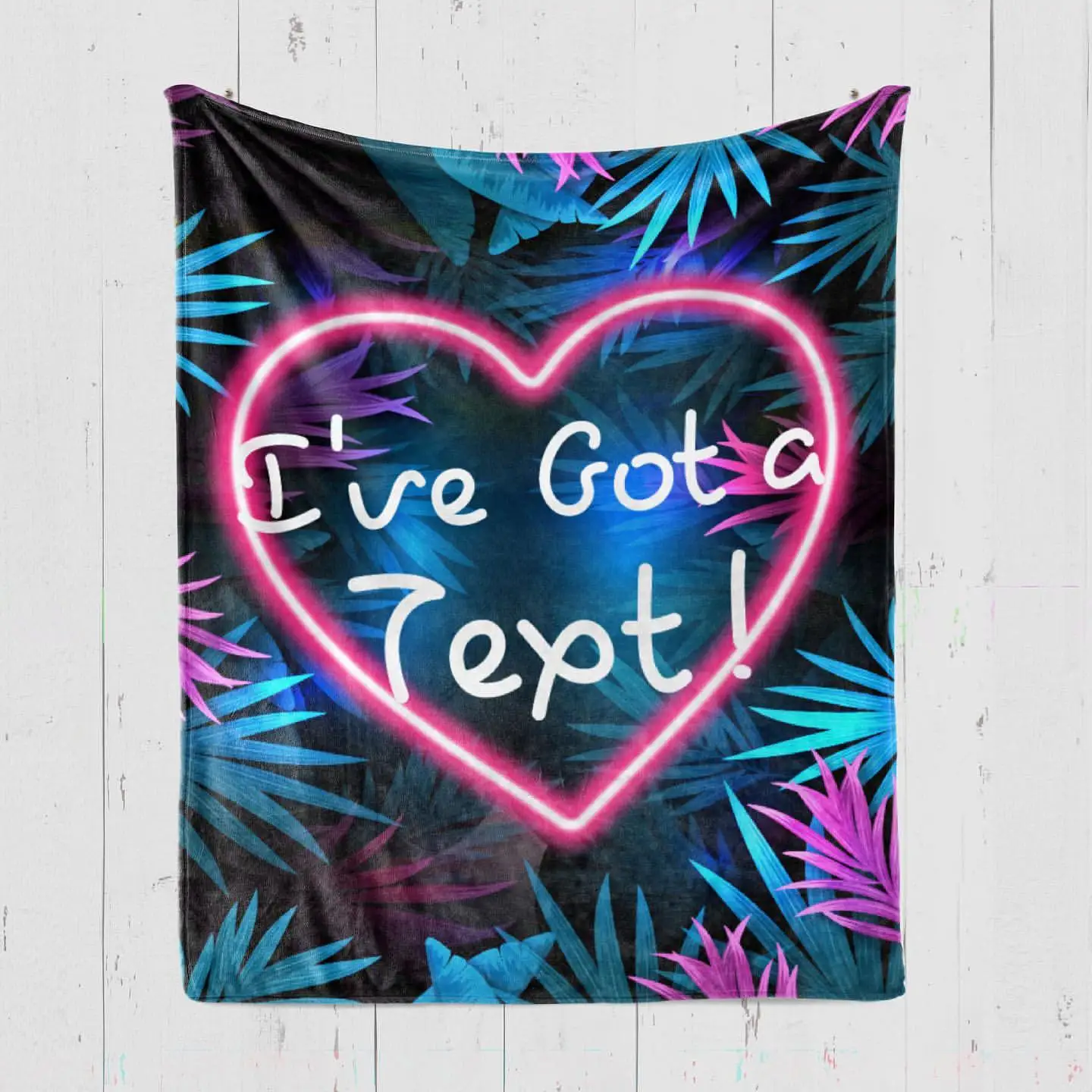 Custom Photo Printed Thread  Fruit Throw Tapestry Omelette Blanket