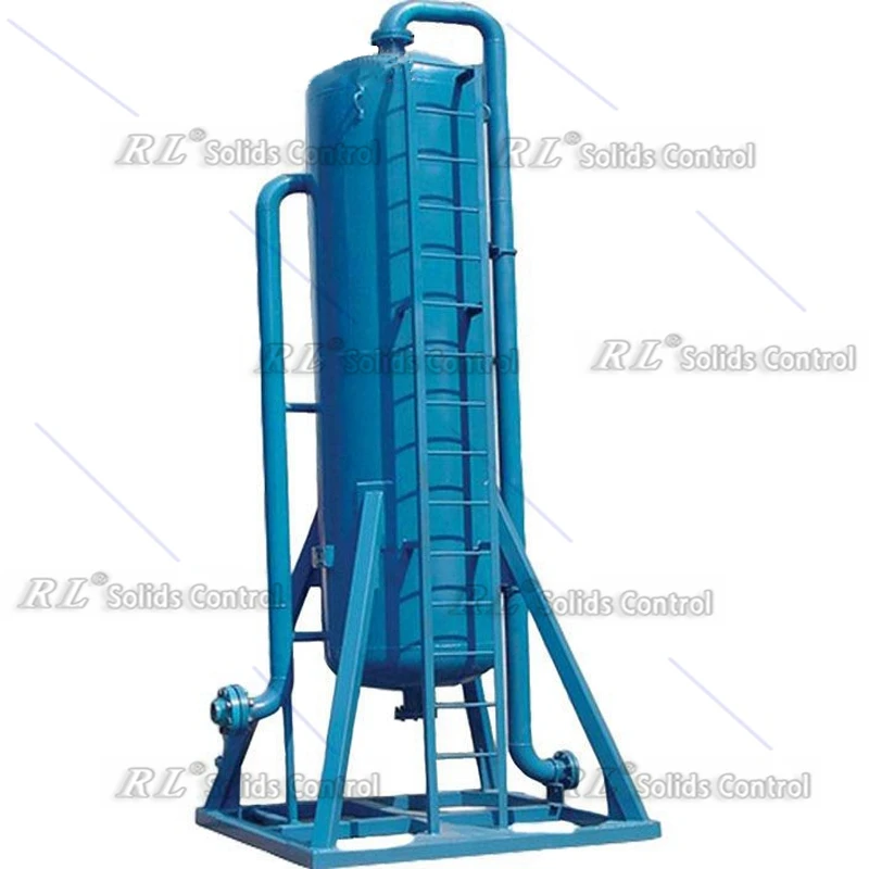 Oil and gas separator cleaning equipment/mud solid control liquid gas separator