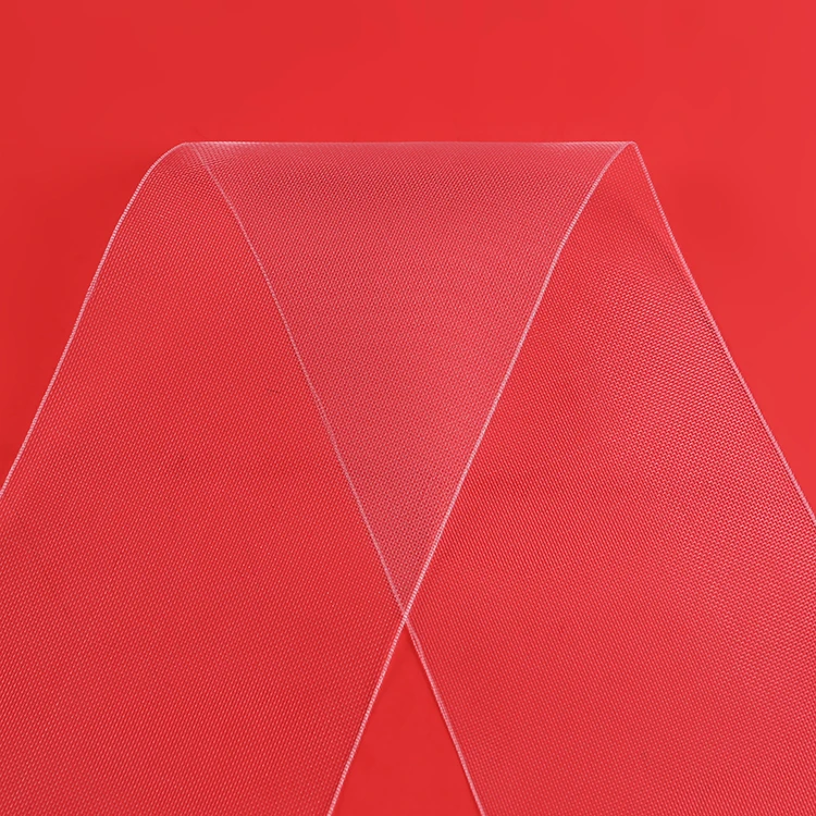 Low prices transparent nylon heading types polyester material pencil pleat tape curtain