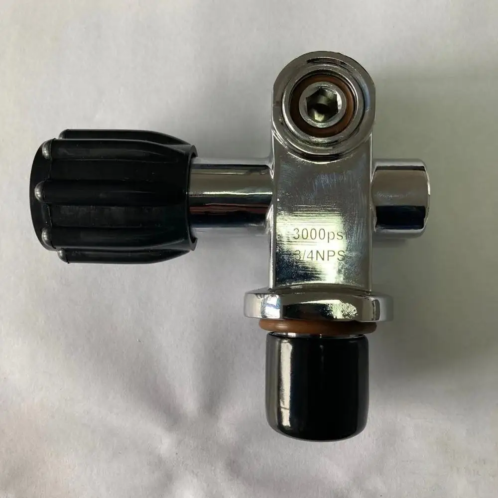 high pressure diving valve  Surface chrome plating, working pressure 1800psi, inlet thread 3 / 4nps