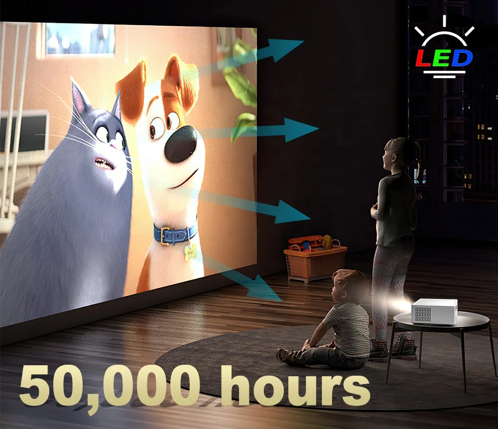 Everycom E700 best projector 4k cinema movie android video 3d dlp 4k wifi beamer hd short throw laser home projector 4k