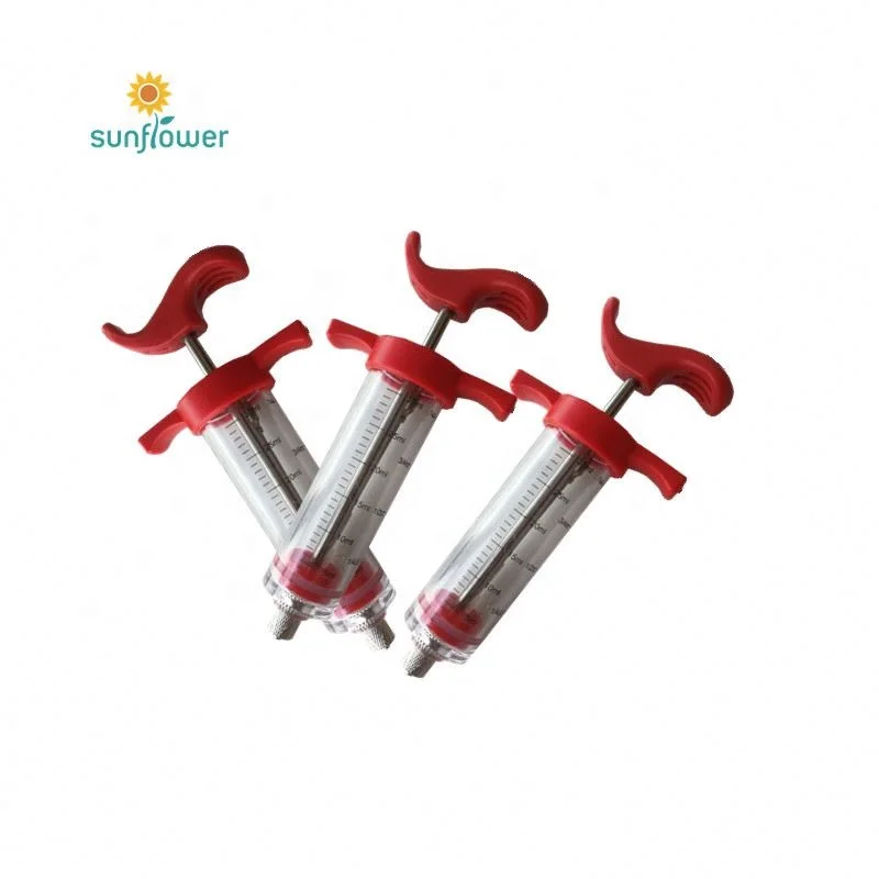 Smoked Chicken Turkey  Marinade Siphon Meat Solid Flavor Spice Injector