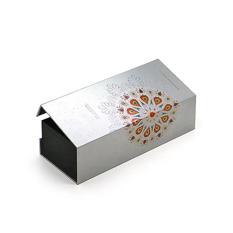 Custom high-grade red wine brandy whisky magnetic flip paper box