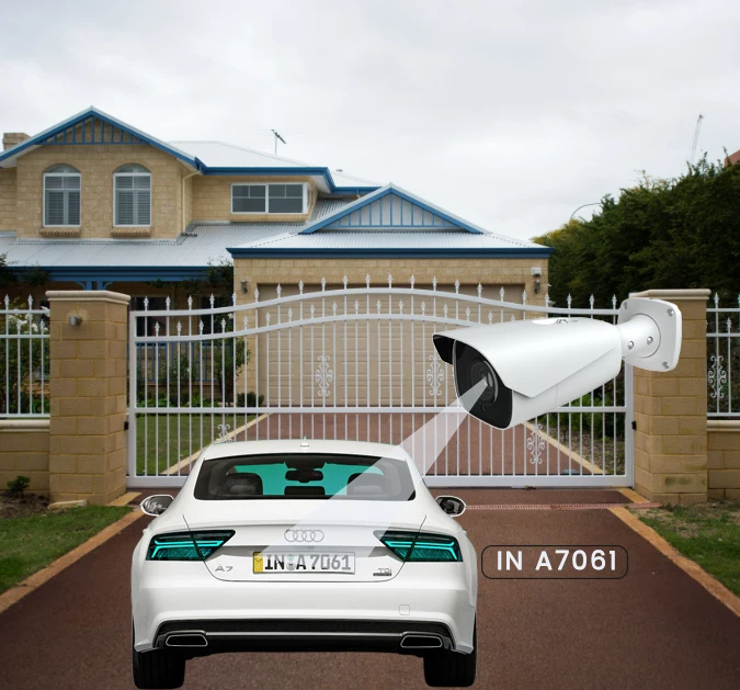 Factory price car parking lot cctv vehicle number license plate reader recognition road anpr lpr camera