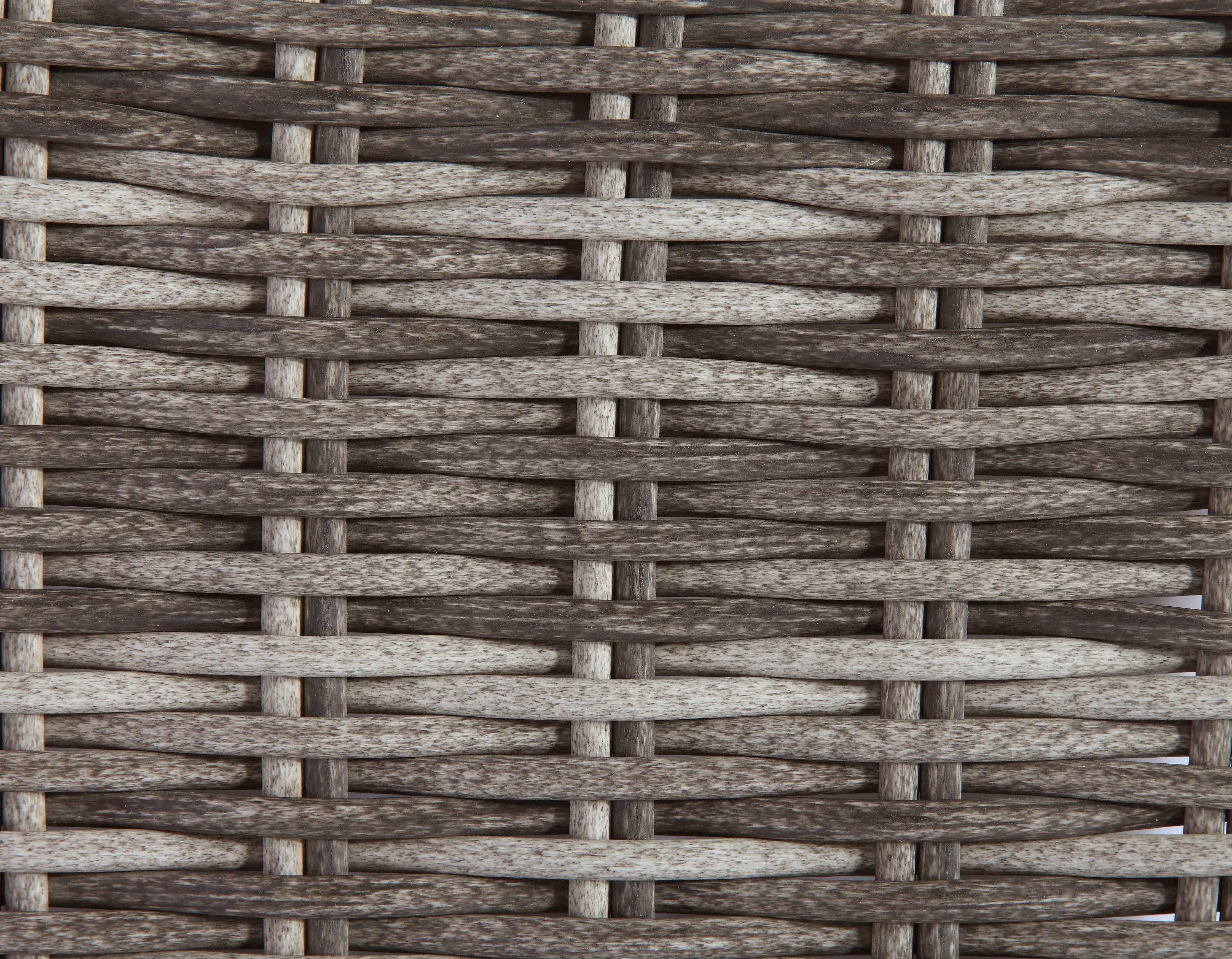 Furniture synthetic rattan black weave material PE plastic artificial synthetic rattan strips